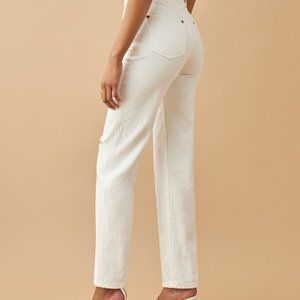 Cowboy High Rise Straight Jeans